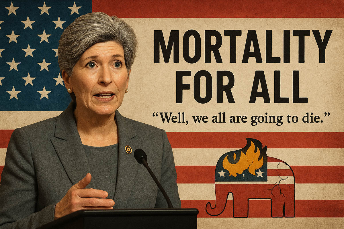 Joni Ernst Unveils Revolutionary Healthcare Plan: Mortality for All