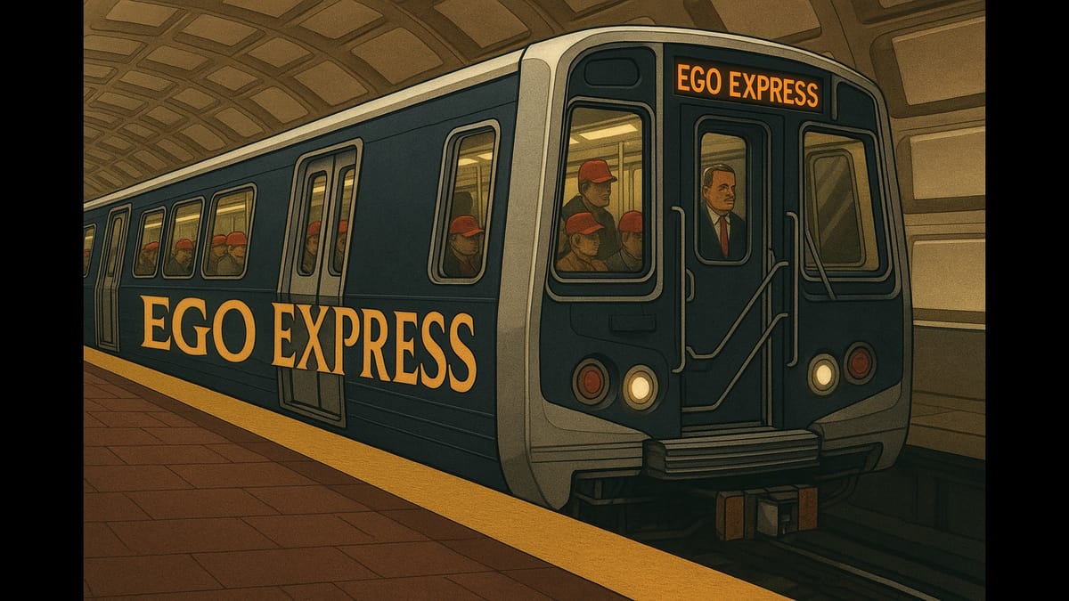 🚇 All Aboard the Ego Express: Republicans Want to Rename D.C. Metro the "Trump Train"