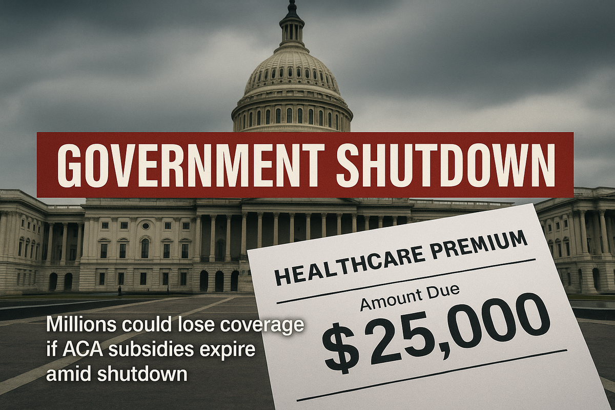 What Trump Isn’t Telling You About the Government Shutdown — and Your Health Insurance