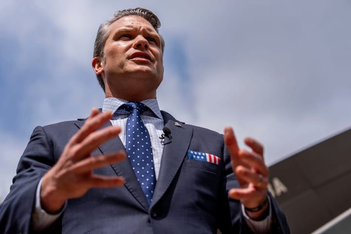 Defense Secretary Pete Hegseth