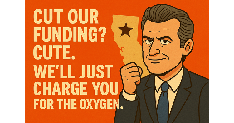 “Cut Our Funding? Cute. We’ll Just Charge You for the Oxygen.”