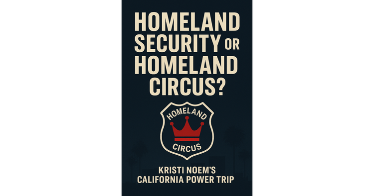 Homeland Security or Homeland Circus? Kristi Noem’s California Power Trip