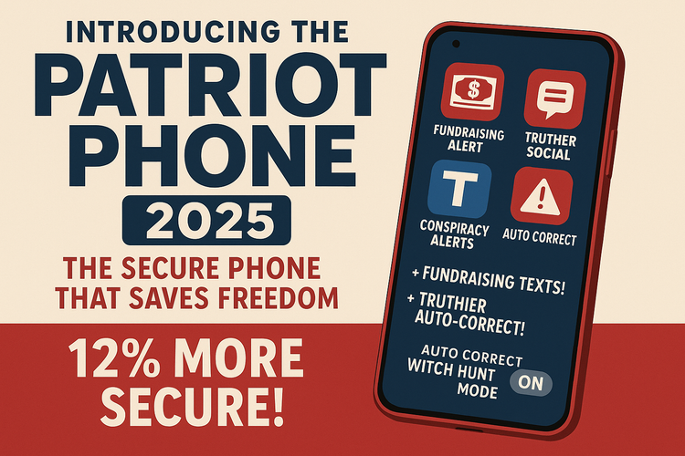 Trump Launches New Phone Venture: The Perfect Device for People Who Hate Being Monitored… Unless It’s by Trump