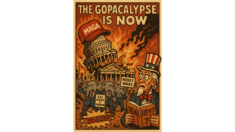 The GOPocalypse Is Now: A Satirical Survival Guide to America’s Absurd New Normal